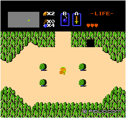 Bボタンで使える：画像 ／ ゼルダの伝説1攻略