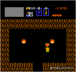 ハートの器入手:画像 / ゼルダの伝説1攻略
