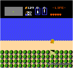階段が出現:画像 / ゼルダの伝説1攻略