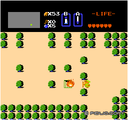 ルピーを貰える場所【13】:画像 / ゼルダの伝説1攻略