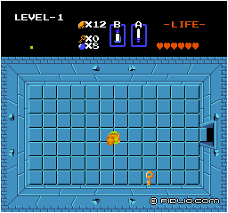 カギを入手する:画像 / ゼルダの伝説1攻略