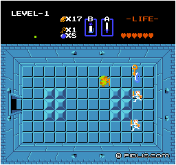 カギを入手する:画像 / ゼルダの伝説1攻略