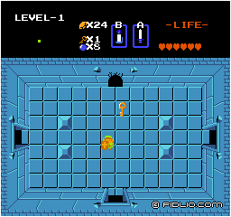 カギを入手する:画像 / ゼルダの伝説1攻略