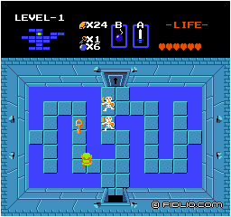 カギを入手する:画像 / ゼルダの伝説1攻略