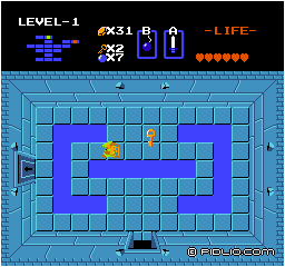 カギを入手する:画像 / ゼルダの伝説1攻略