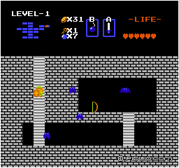 弓を入手する:画像 / ゼルダの伝説1攻略