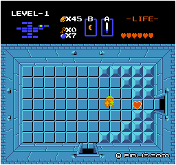 ハートの器を入手する:画像 / ゼルダの伝説1攻略