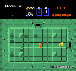 カギを入手する:画像 / ゼルダの伝説1攻略