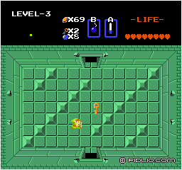 カギを入手する:画像 / ゼルダの伝説1攻略