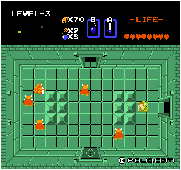 敵をすべて倒す:画像 / ゼルダの伝説1攻略