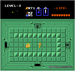 カギを入手する:画像 / ゼルダの伝説1攻略