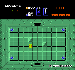 ブロックを押す:画像 / ゼルダの伝説1攻略