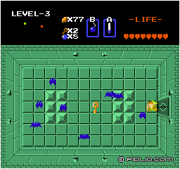 カギを入手する:画像 / ゼルダの伝説1攻略