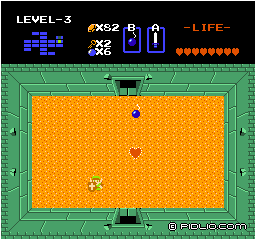 ハートの器を入手する:画像 / ゼルダの伝説1攻略
