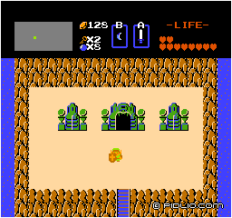 LEVEL4の迷宮の場所:画像 / ゼルダの伝説1攻略