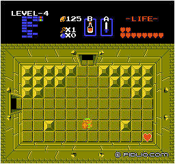 ハートの器を入手する:画像 / ゼルダの伝説1攻略