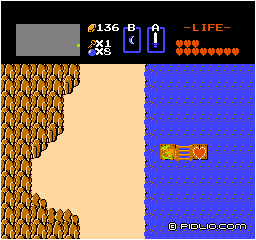 ハシゴで取れる：画像 ／ ゼルダの伝説1攻略
