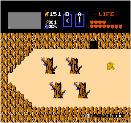 ヒント2の洞窟:画像 / ゼルダの伝説1攻略