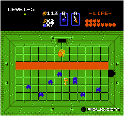 カギを入手する：画像 ／ ゼルダの伝説1攻略