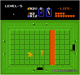 カギを入手する：画像 ／ ゼルダの伝説1攻略